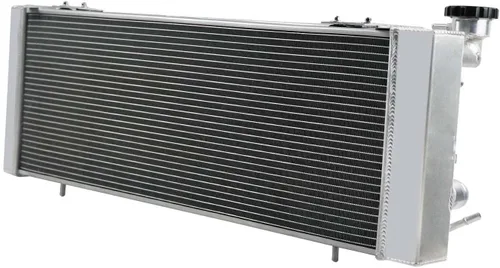 Miniatura 6 de Radiador para Jeep Cherokee XJ Wagoneer Comanche 1984-2001 Pickup Truck 2.1L 2.5L L4 2.8L V6 4.0L L6 Gas, 1 fila de radiador de aluminio completo +
