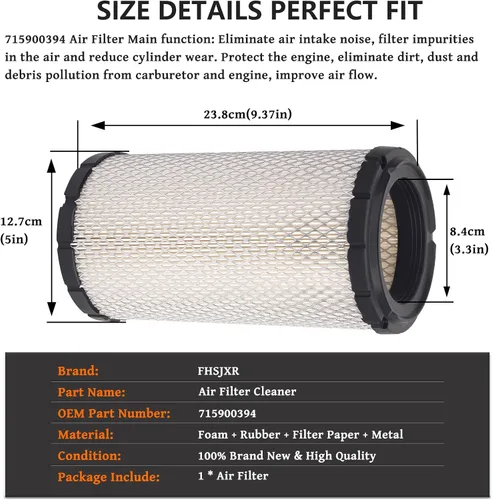 Miniatura 3 de 715900394 Filtro de Aire para Can Am Defender HD5 HD8 HD7 HD9 HD10, Defender Max HD8 HD10, Maverick Trail 1000 800 700 800R, Commander 700 Maverick