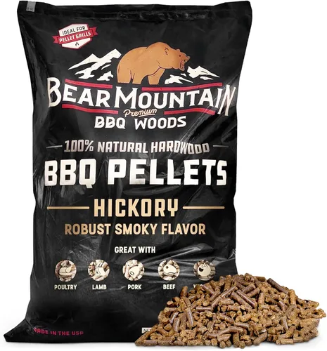 Miniatura 20 de Bear Mountain - Pellets de madera natural para ahumador, parrilla y barbacoa, 20 libras, manzana