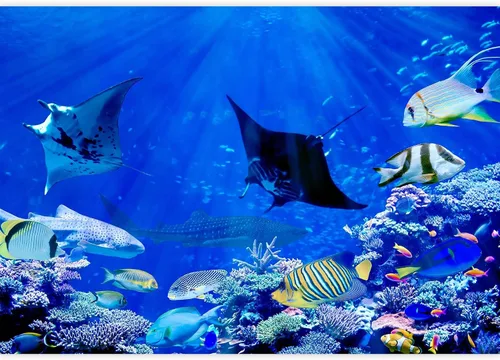Miniatura 7 de wall26 - Mural de pared grande - Paisaje estilo pintura al óleo con cielo reflejado en la superficie del agua tranquila Papel pintado de vinilo