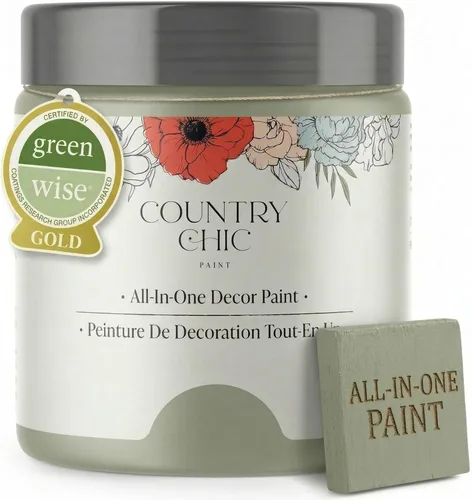 Miniatura 29 de Country Chic Pintura todo en uno estilo tiza para muebles, gabinetes, decoración del hogar, ecológica, acabado mate, imprimación incorporada y capa