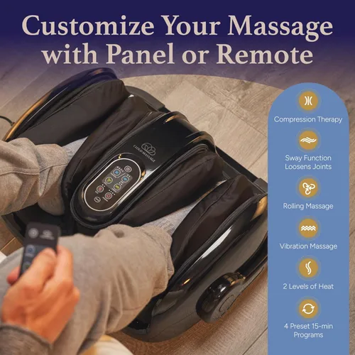 Miniatura 5 de Cloud Massage Masajeador de pies Shiatsu con calor, terapia de amasamiento profundo para aliviar el dolor, circulación, relajación posactividad