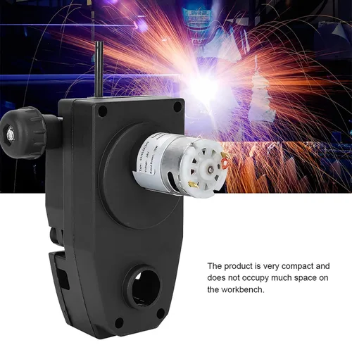 Miniatura 4 de Alimentador de alambre de soldador, DC 24V 10W Mig Soldador Roll Motor de alimentación de alambre 0.8/1.0 (mm) Máquina alimentadora de alambre