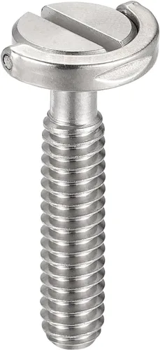 Miniatura 4 de uxcell Tornillo de trípode para cámara - Adaptador de tornillo de montaje macho de 1/4 pulgadas ranurado de 1.18 pulgadas de longitud para soporte