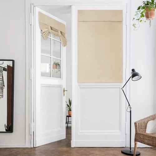 Miniatura 65 de HOMEIDEAS Cortinas Opacas para Aula para Puerta Principal, Cubierta de Ventana de Puerta de Aula, Persianas de Privacidad con Aislamiento Térmico