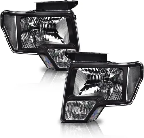 Miniatura 12 de PIT66 Conjunto de faros delanteros LED compatible con Ford F150 2009 2010 2011 2012 2013 2014, lente transparente para conductor y pasajero, carcasa