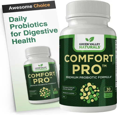 ComfortPro™ Probióticos diarios para la salud digestiva | Alivio del estreñimiento y apoyo de la hinchazón para mujeres y hombres | Limpieza