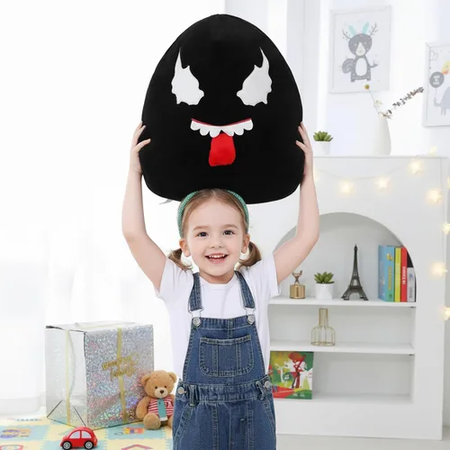 Miniatura 6 de Global Park Juguetes de peluche de Veneno de 17 pulgadas, almohada de peluche de animal con lengua elástica, regalo para niños y niñas