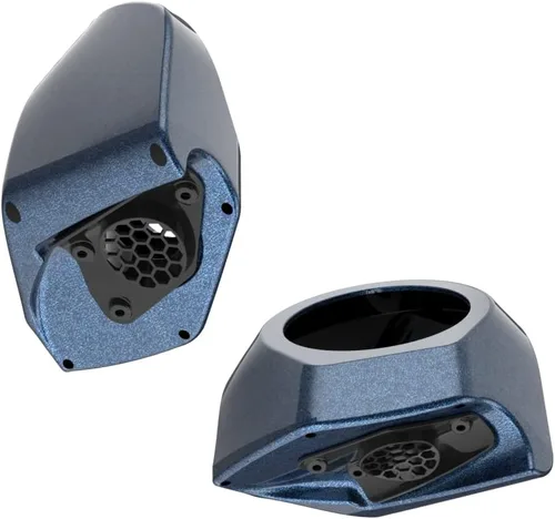 Miniatura 110 de Advanblack Alpine Green Tour Trunk Pack - Paquete de altavoces de 6.5 pulgadas, carcasa de audio trasera, color a juego, paquete de maletero Harley