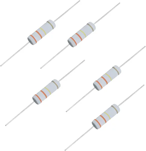 Miniatura 26 de Resistencia de película de óxido metálico de 1K Ohm, ± 5% de tolerancia de alta precisión de 5 vatios para circuito electrónico, resistencia