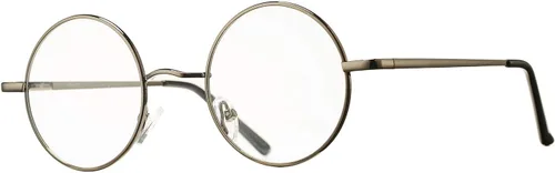 Miniatura 11 de Pro Acme Lentes transparentes sin receta con marco metálico redondo pequeño retro