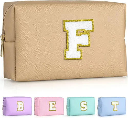 Miniatura 20 de TOPEAST - Bolso de maquillaje para mujer, G Blanco nacarado-rosa