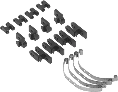 Miniatura 5 de Suspensión de ballesta a control remoto, resistente absorción de impactos para automóviles de carretera a escala 1/16, compatible con -13.1 ft