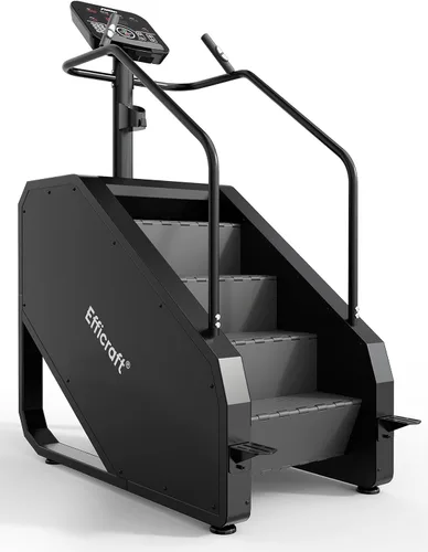 EFFICRAFT Stairmaster Machine with LED Screen, Commercial Grade Stair Climber, Continuous Climbing Exercise Machine for Cardio, 15 Speed Levels