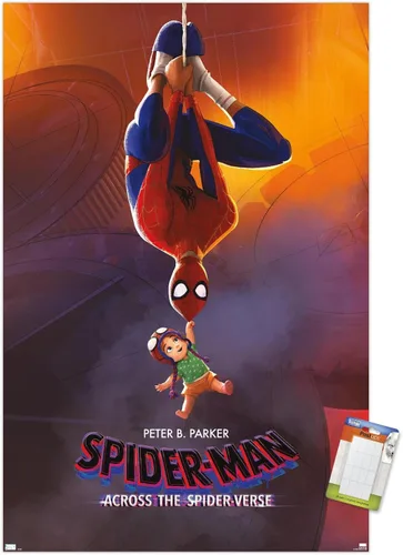 Miniatura 10 de Trends International Marvel Spider-Man: Across The Spider-Verse - Póster de Peter & Mayday Parker de una hoja, 22.4 pulgadas de largo x 14.7 Versión