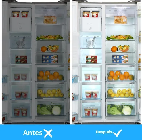 Miniatura 4 de Paquete de 2 bombillas LED para refrigerador, luz blanca diurna, 5000 K, 120 V, 40 W, equivalente a la bombilla para electrodomésticos, A15 5 W