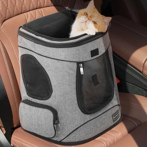 Miniatura 4 de Petsfit: mochila para mascotas con diseño de cojín de cintura mejorado para un mejor ajuste a la cintura, adecuada para gatos y conejos pequeños