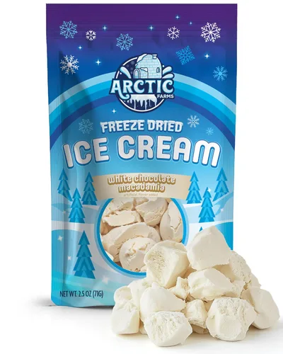 Miniatura 38 de Arctic Farms Trozos de Helado Liofilizado a Granel - No se Derrite (Mantequilla de Maní) (1 libra)