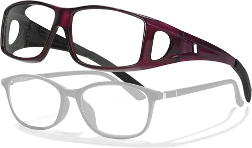 Miniatura 18 de LVIOE Fit Over Blue Light Blocking Glasses and Computer Eyewear- Wear Over Prescription Glasses/Reading Glasses/RX Glasses