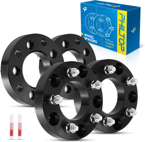 Miniatura 110 de PHILTOP Espaciador de rueda de 4 x 4 de 2 pulgadas, espaciadores de rueda centrados en las lengüetas para Polaris Trail Boss 330 2003-2013, Trail