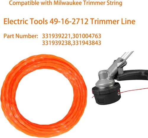 Miniatura 3 de THTEN DWO1DT802 - Línea precortada de 0.080 pulgadas compatible con Dewalt DCST922P1, DCST925, DCST925B, DCST972, DCST972B, DCST925M1, DCST920B