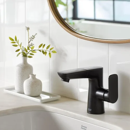 Miniatura 7 de American Standard 7061121.243 Aspirations - Grifo de baño extraíble, 1.2 GPM, negro mate Mate negro