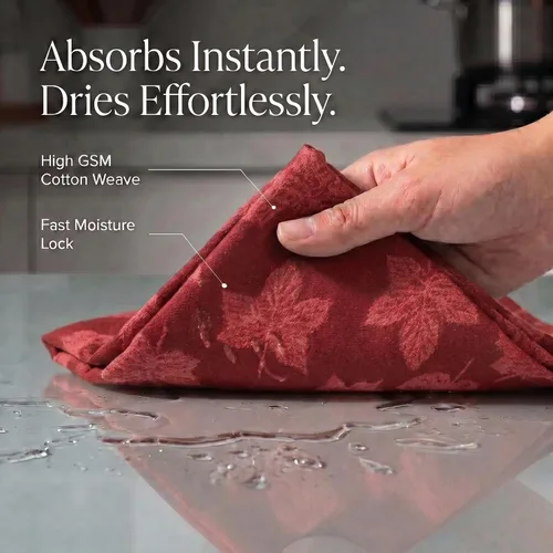 Miniatura 210 de Urban Villa Toallas de cocina 100% algodón para cocina (juego de 6) 20"x30" toallas de cocina altamente absorbentes, juego de ropa de cocina