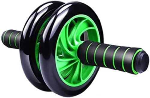 Dos ruedas tipo rebote automático rueda abdominal movimiento abdominal rueda núcleo fuerza entrenamiento equipo de fitness y ejercicio abdominal
