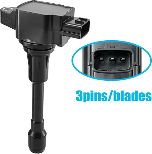 Miniatura 4 de Paquete de bobinas de encendido UF549 22448ED000 y bujías de iridio 9029 Juego de 4 para Nissan Sentra, Altima, Versa, Rogue, Cubo, Urvan, NV200