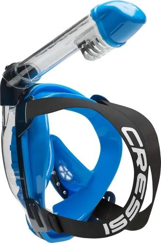 Miniatura 2 de Cressi Máscara facial completa de snorkel para adultos - Vista amplia y clara, sistema antivaho - Respiración fácil: La seguridad es lo primero
