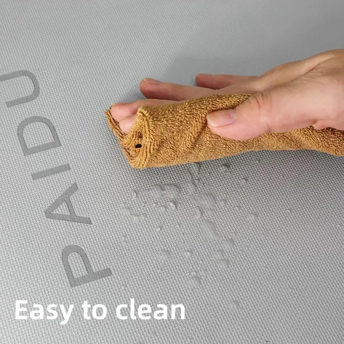 Miniatura 7 de PAIDU Tapete de yoga antideslizante y antidesgarros, extra grueso, 2/5 pulgadas (0.394 in), alta resistencia, esterillas de yoga POE profesionales
