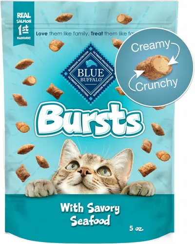 Miniatura 10 de Blue Buffalo - Premios crujientes Bursts para gatos, de pollo, bolsa de 141 g