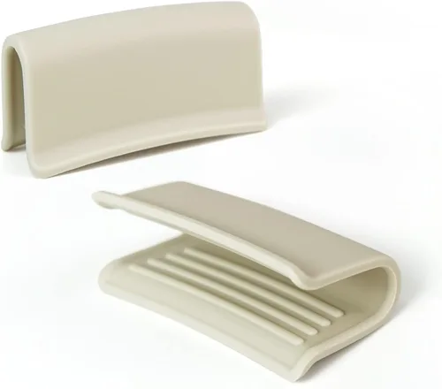 Carrotez Soportes para ollas de silicona, resistentes al calor, para cocina, accesorios para hornos holandeses de hierro fundido o cerámica, 1 par