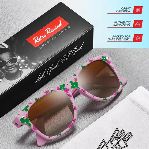 Miniatura 116 de Retro Rewind Lentes de sol para niños y niñas de 3 a 12 años, inastillables, UV400, lentes de sol para niños pequeños