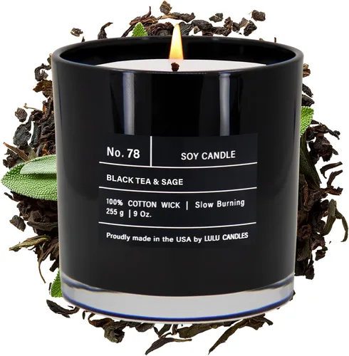 Miniatura 65 de Lulu Candles Sweet Pea, Jasmine & Apple Vela perfumada en tarro de soja de lujo Vertida a mano en los Estados Unidos Altamente perfumada