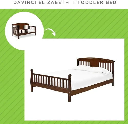 Miniatura 2 de CC KITS Kit de conversión de tamaño completo para cama infantil Davinci Elizabeth II (Espresso)