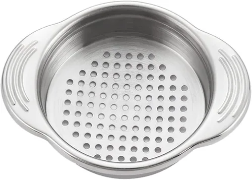 Colador de latas de acero inoxidable Colador de latas de alimentos Colador de latas de frutas Colador de tamiz Herramienta de cocina para atún