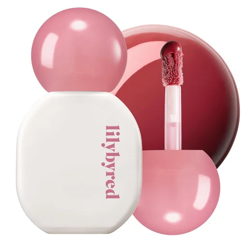 Miniatura 9 de lilybyred Sugar Wrapping Tint Gloss, 0.21 oz. Tinte labial vítreo coreano, acabado esmaltado suave, ligero y antiadherente, no se oscurece