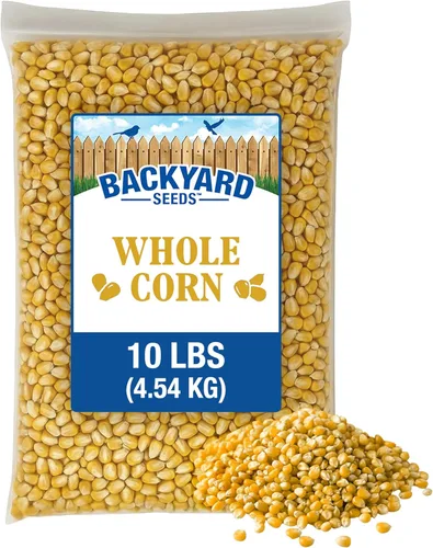 Miniatura 12 de CountryMax Backyard Seeds - Maíz agrietado de 10 libras – Alimento animal de alta energía para pollos, ardillas, ciervos y aves silvestres