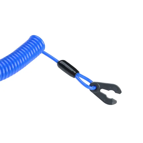 Miniatura 8 de 2 cordones para interruptor de apagado para lancha, correa de muñeca de repuesto EW2-68348-00-00 para Yamaha Marine motor fuera de borda de Azul