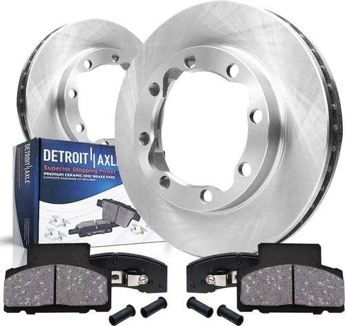 Miniatura 20 de Detroit Axle - Kit de freno trasero para Ford Explorer 2020-2025 2024-2025 Rotores de freno de disco Mustang Pastillas de freno de cerámica