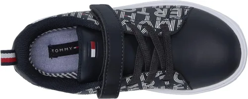 Miniatura 5 de Tommy Hilfiger Unisex-Niño Niños Th Iconic Court Logo Ps Sneaker
