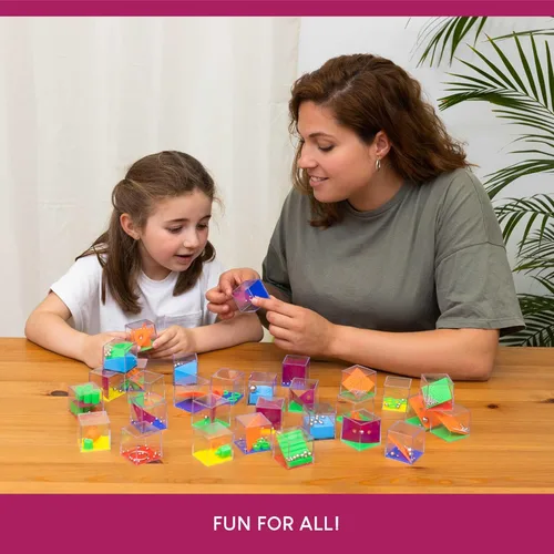 Miniatura 13 de BONNYCO Cubos de Rompecabezas Mentales para Niños, Paquete de 30. Rellenos para Bolsas de Golosinas de Piñata para Niños de 3-5 y 4-8 años, Regalos