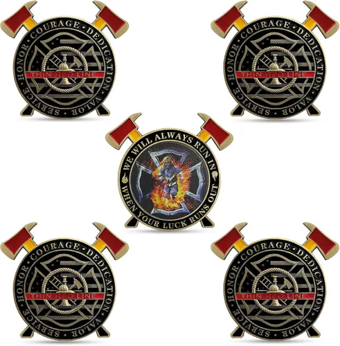 Miniatura 13 de Moneda de desafío de oración para paramédicos EMS de 5 piezas