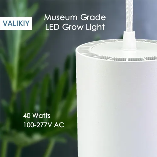 Miniatura 2 de Lámpara de Crecimiento Colgante 40W Grande, Lámpara para Plantas de Espectro Completo en Color Blanco Cálido, Enchufe de 120V con Temporizador