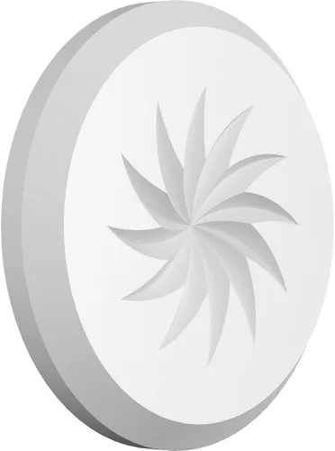 Miniatura 8 de Ekena Millwork ROSP050X050X050GRY13 Roseta estándar con borde biselado, 5 pulgadas de ancho x 5 pulgadas de alto x 1/2 pulgadas de alto, PVC