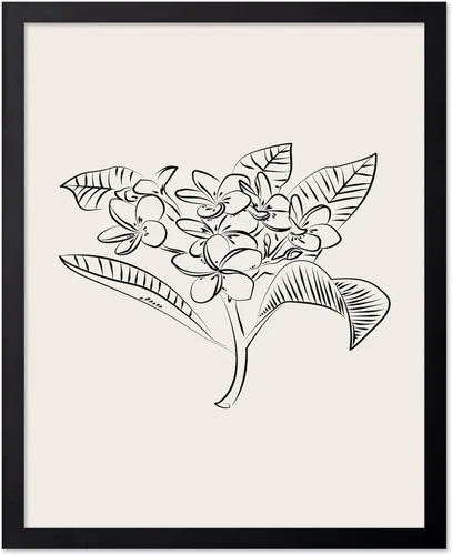 Miniatura 7 de Poster Master Póster de peonías – Estampado de flores retro – Ilustración floral – Ilustración en blanco y negro – Diseño de línea y abstracto