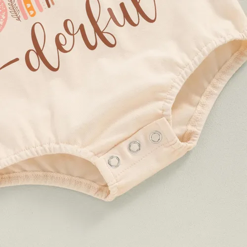 Miniatura 5 de CREAIRY Mameluco de manga larga para bebé niña Little Miss Onederful Bubble Enterizo de 1er cumpleaños, ropa de otoño