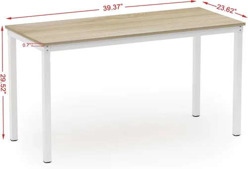 Miniatura 8 de Escritorio Teraves para computadora o mesa de comedor Roble negro