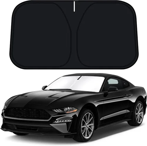 Miniatura 22 de D-Lumina Parasol para parabrisas Dodge RAM 1500 2019-2024 2025, parasol para ventana delantera, protector de visera para RAM 1500 CrewCab, camioneta